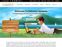 Tablet Screenshot of enhancelearning.co.in